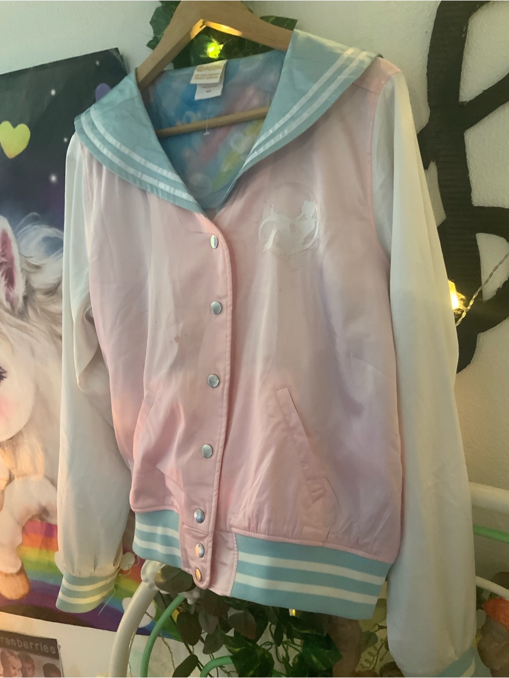 Hot Topic Pastel Pink & Light Blue Sailor moon jacket 🌸